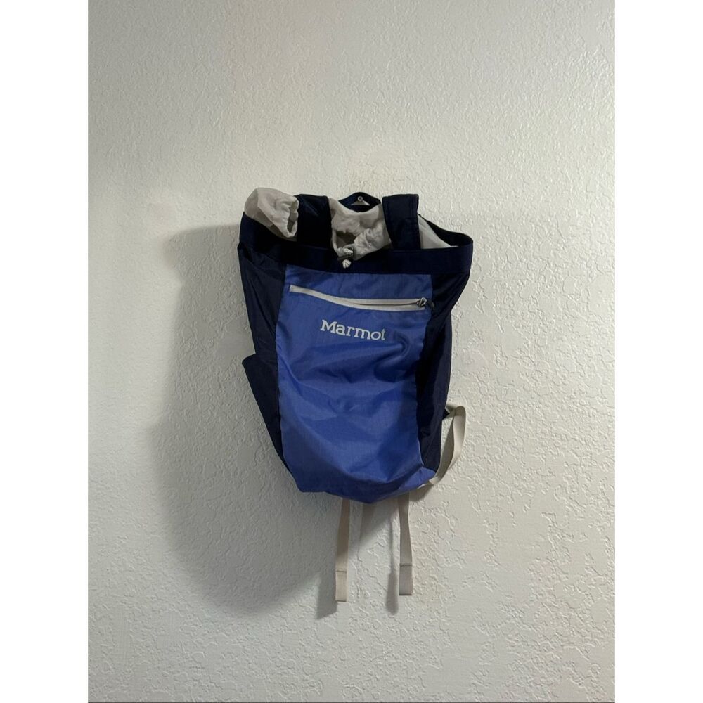 Marmot Urban Hauler Blue Tote Backpack Bag Pack Sack Travel Hiking Toggle Strap